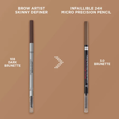 L'Oréal Paris Infaillible Brows 24H Micro Precision Pencil 3.0 Brunette Олівець для брів, 1 г: ціни та характеристики