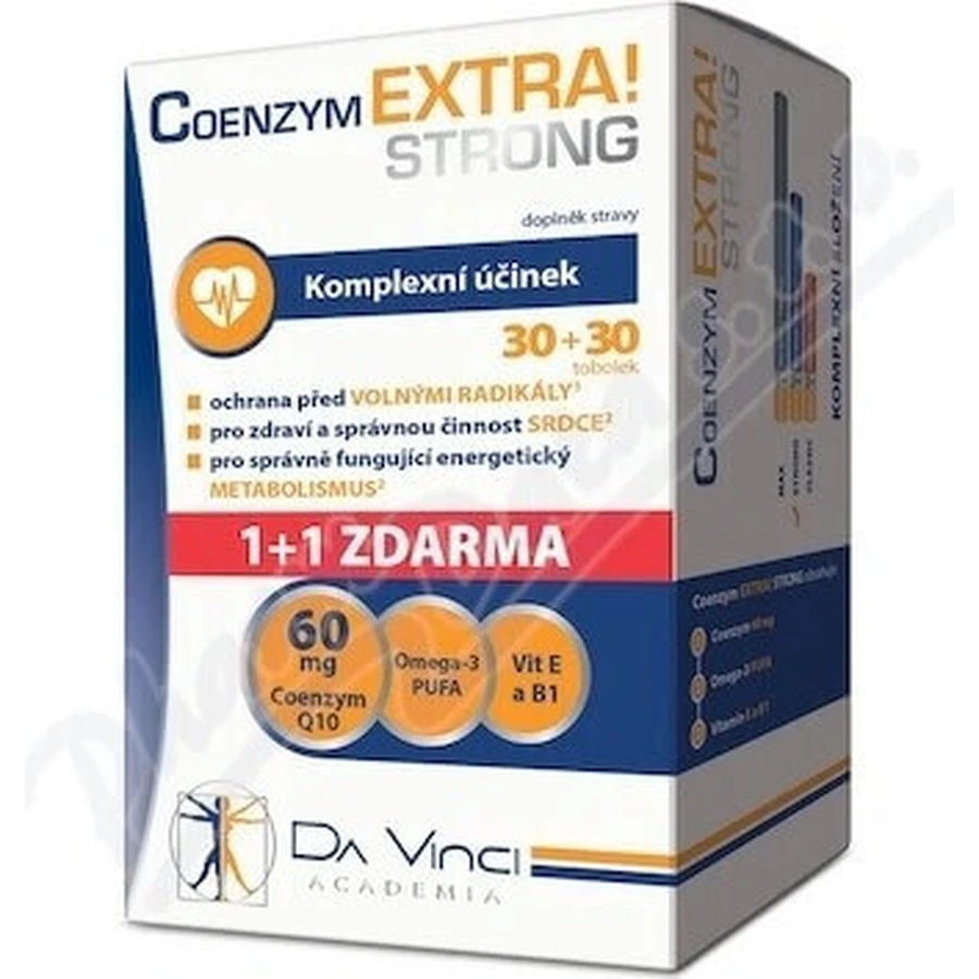 DA VINCI COENZYM Extra Strong 60 мг 1×60 капс.: ціни та характеристики