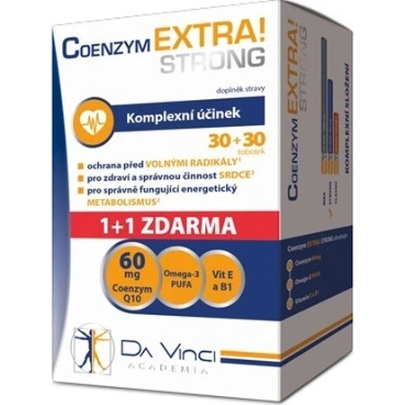 DA VINCI COENZYM Extra Strong 60 мг 1×60 капс.: ціни та характеристики