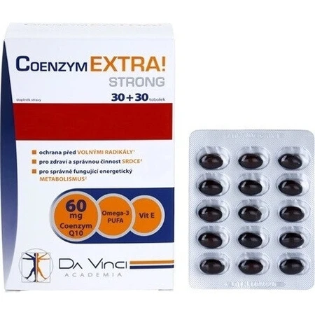 DA VINCI COENZYM Extra Strong 60 мг 1×60 капс.: ціни та характеристики