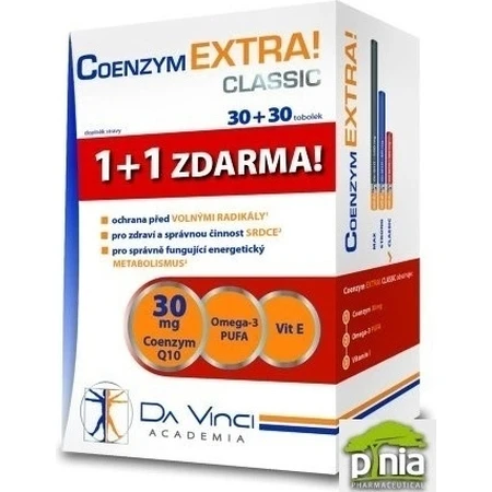 DA VINCI COENZYM Extra Strong 60 мг 1×60 капс.: ціни та характеристики