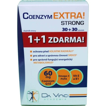 DA VINCI COENZYM Extra Strong 60 мг 1×60 капс.: ціни та характеристики