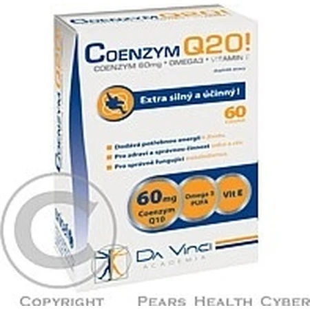 DA VINCI COENZYM Extra Strong 60 мг 1×60 капс.: ціни та характеристики