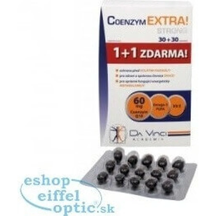 DA VINCI COENZYM Extra Strong 60 мг 1×60 капс.: ціни та характеристики