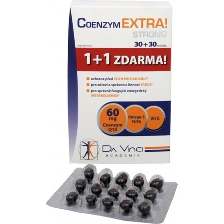 DA VINCI COENZYM Extra Strong 60 мг 1×60 капс.: ціни та характеристики
