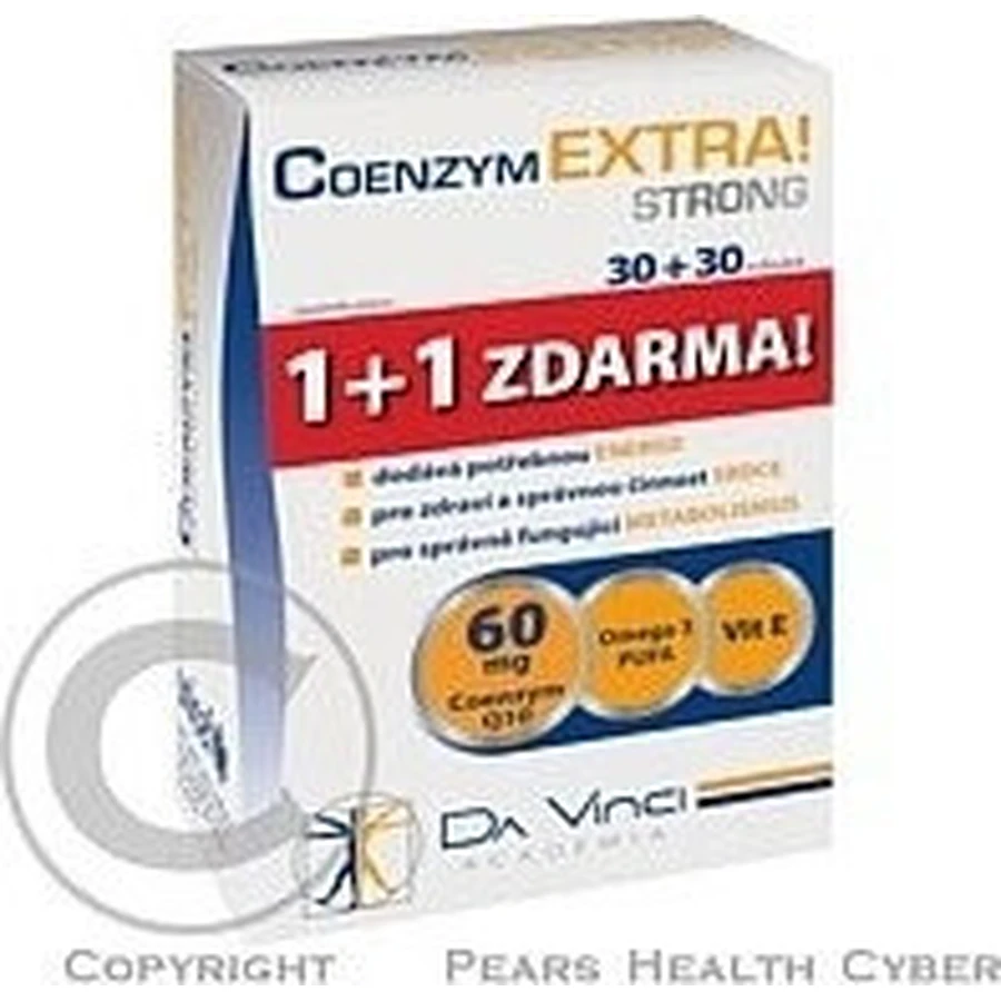 DA VINCI COENZYM Extra Strong 60 мг 1×60 капс.: ціни та характеристики
