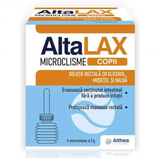 Детские микроклизмы AltaLAX, 6 штук, Althea Life Science