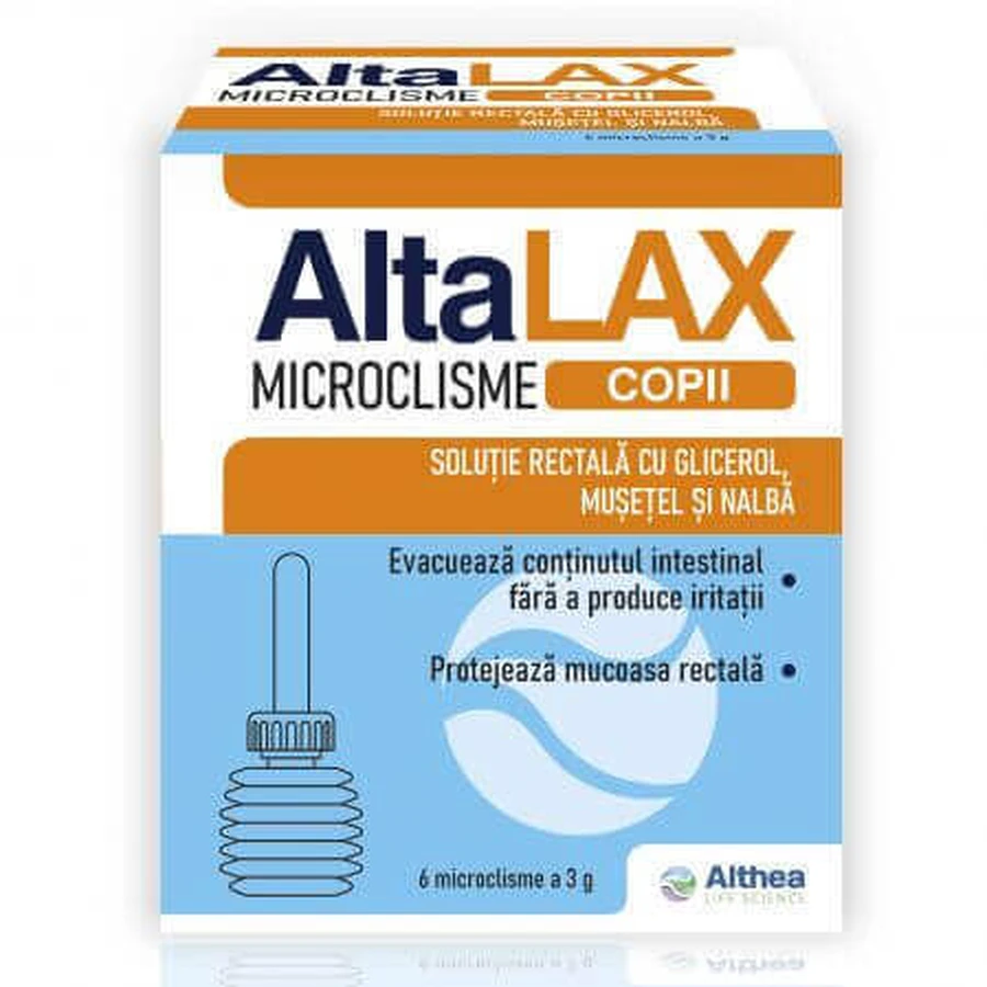 Детские микроклизмы AltaLAX, 6 штук, Althea Life Science: цены и характеристики