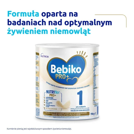 Сухая молочная смесь Bebiko Pro+ 1 Nutrriflor Pro+, с рождения, 700 г: цены и характеристики