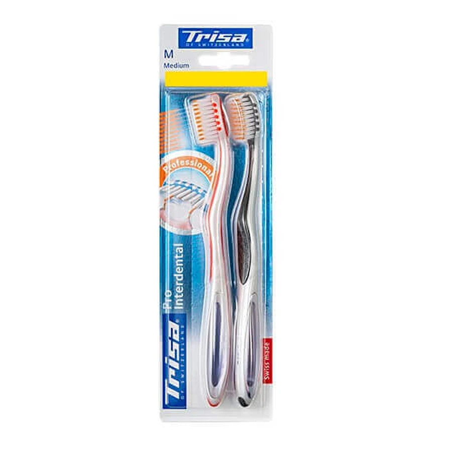 Зубні щітки, Pro Interdental Duo Medium, Trisa: ціни та характеристики