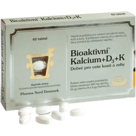 Биоактивный кальций+D3+K1+K2 60 таблеток: цены и характеристики