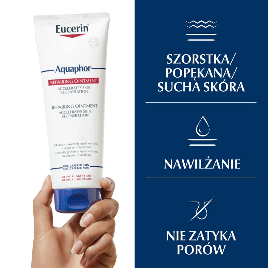 Аквафор Eucerin, восстанавливает сухую, потрескавшуюся и раздраженную кожу, 220 мл.: цены и характеристики
