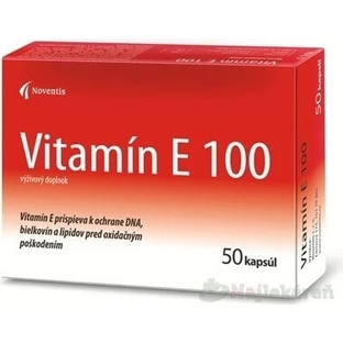 Noventis Vitamin E 100 2×25 cps, витамин е 100