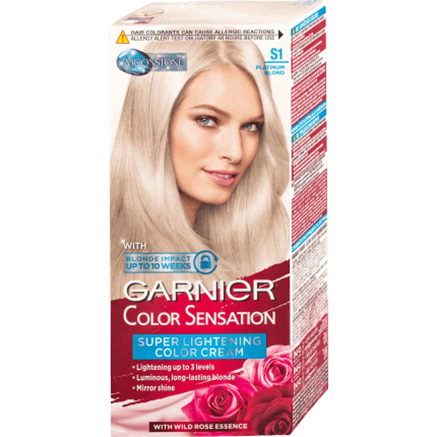 Garnier Colour Sensation Permanent Colour S1 Platinum Платиновый блондин, 1 шт.: цены и характеристики