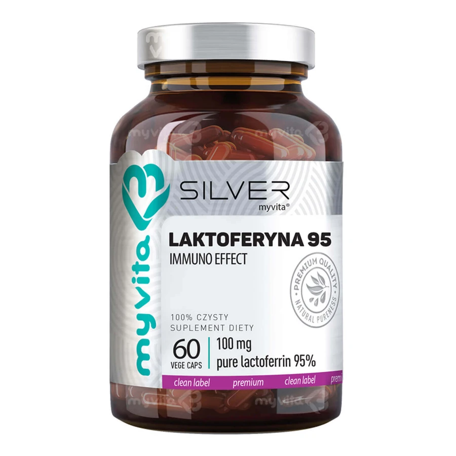 Лактоферин MyVita Lactoferrin, 60 капсул: цены и характеристики