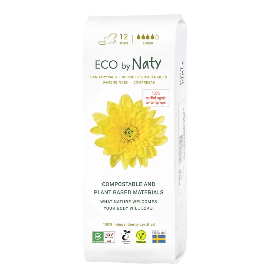Eco by Naty, гигиенические салфетки Zio, 12 шт.: цены и характеристики