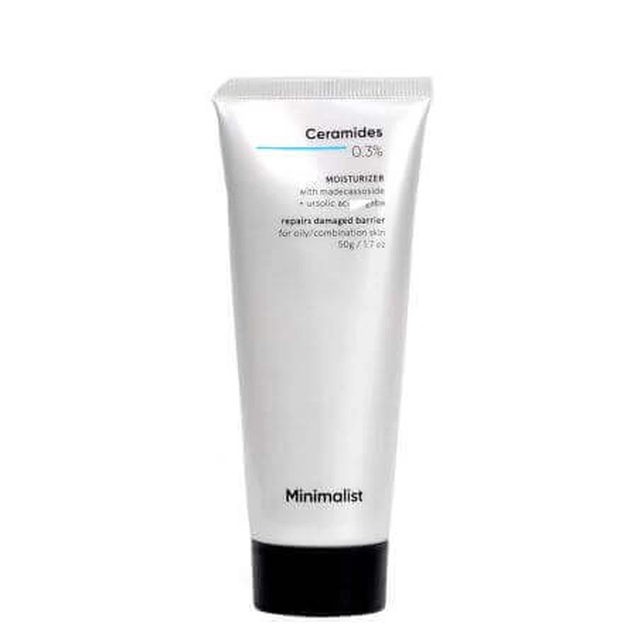 Крем-гель для обличчя Minimalist Ceramides 0,3% Moisturizer met Madecassoside, 50 г: ціни та характеристики