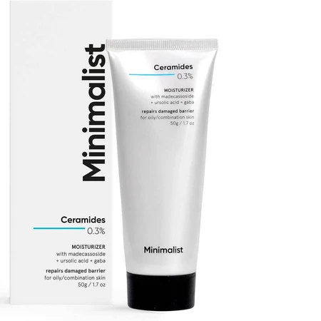 Крем-гель для обличчя Minimalist Ceramides 0,3% Moisturizer met Madecassoside, 50 г: ціни та характеристики
