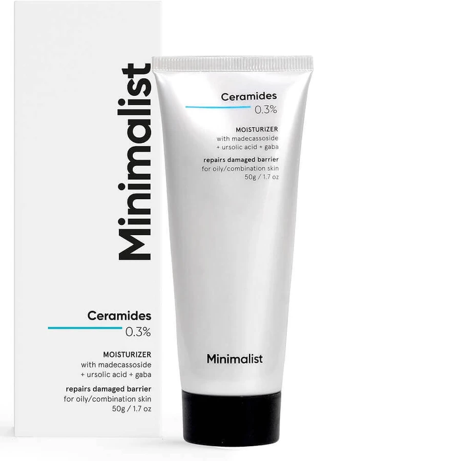Крем-гель для обличчя Minimalist Ceramides 0,3% Moisturizer met Madecassoside, 50 г: ціни та характеристики