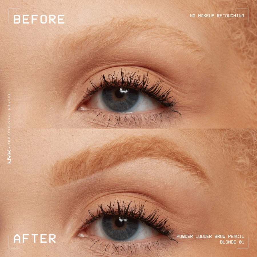 NYX Professional Makeup Powder Louder Brow Pencil Пудровый карандаш для бровей, блондинка: цены и характеристики