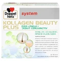 Система Kollagen Beauty Plus Doppelherz для волосся та шкіри з біотином та гіалуроновою кислотою, 30 доз