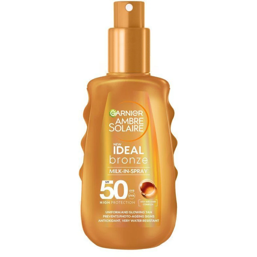 Garnier Ambre Solaire Ideal bronze spray body lotion SPF 50, 150 мл: цены и характеристики