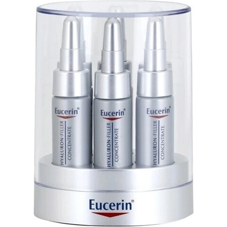 Eucerin HYALURON-FILLER сыворотка против морщин 1×30 мл, (6х5 мл), для женщин от 35 лет: цены и характеристики