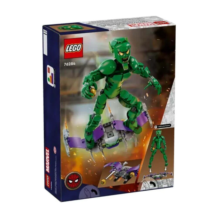 Конструктор Зелений Гоблін Marvel, + 8 років, 471 деталь, 76284, Lego: ціни та характеристики