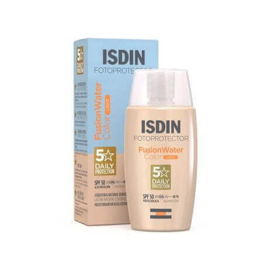 Солнцезащитный крем Isdin Photoprotector Fusion Sun Protection Cream Water Colour Light SPF50, 50 мл: цены и характеристики
