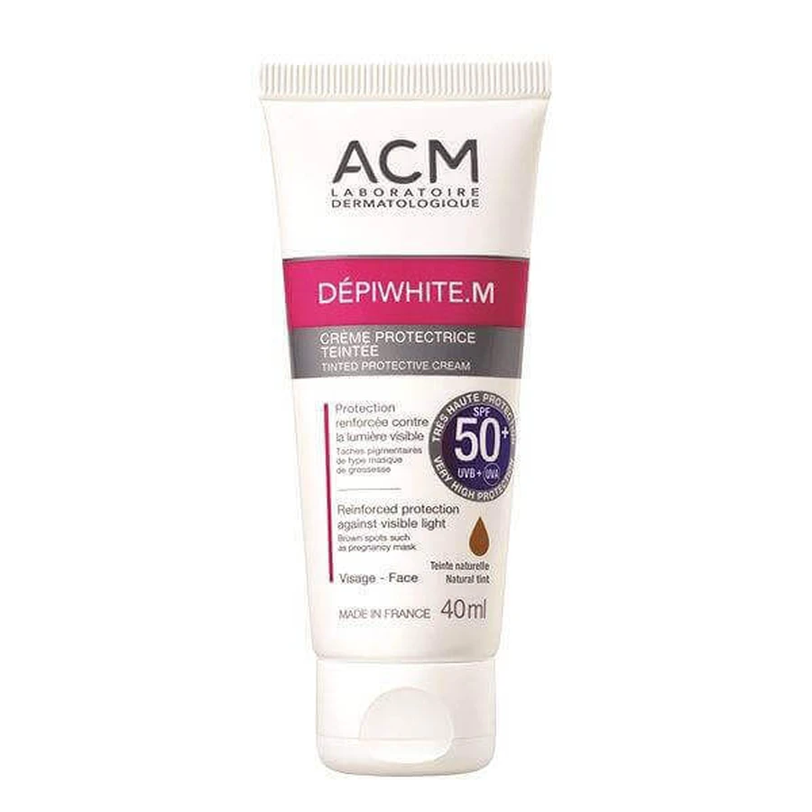 ACM DÉPIWHITE.M тонированный SPF 50+ 1×40 мл, защитный крем: цены и характеристики