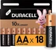 Батарейки Basic AA, 18 штук, Duracell
