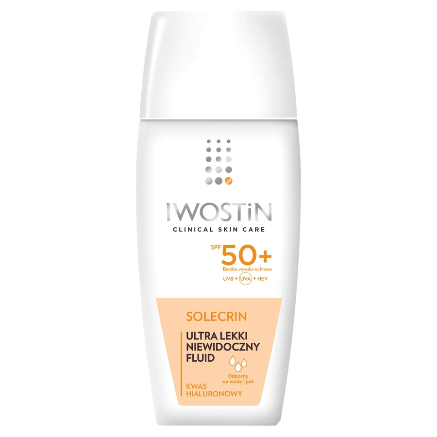 Iwostin Solecrin, Ультралегкий невидимий флюїд SPF 50+, 40 мл: ціни та характеристики