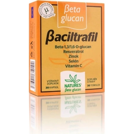 NATURES Baciltrafil 1×30 cps, дієтична добавка: ціни та характеристики