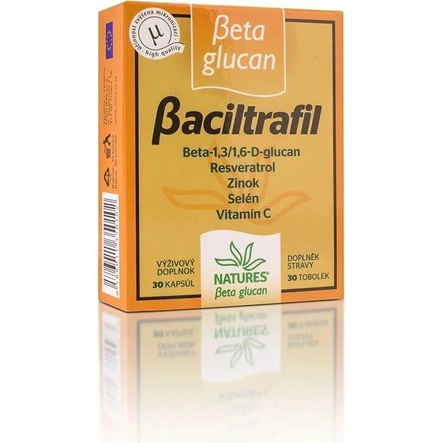 NATURES Baciltrafil 1×30 cps, дієтична добавка: ціни та характеристики