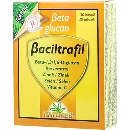 NATURES Baciltrafil 1×30 cps, дієтична добавка: ціни та характеристики