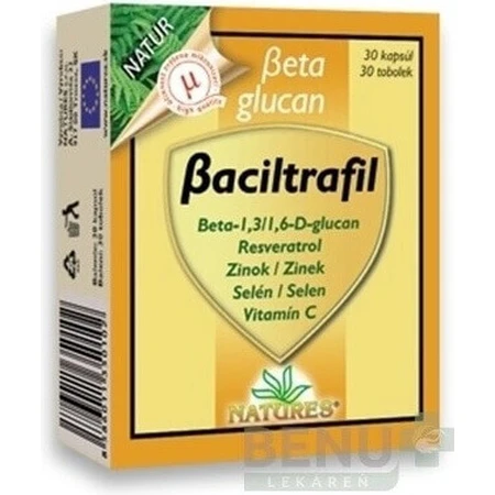 NATURES Baciltrafil 1×30 cps, дієтична добавка: ціни та характеристики