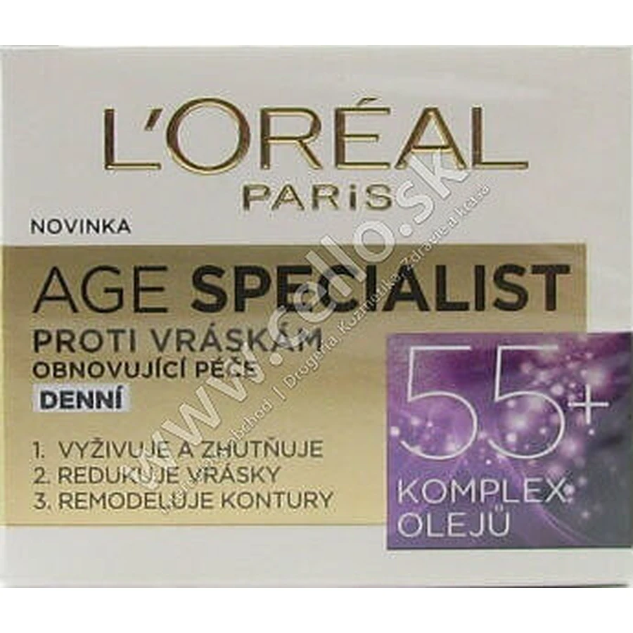 L'Oréal Paris Age Specialist 55+ 1×50 мл, денний крем: ціни та характеристики
