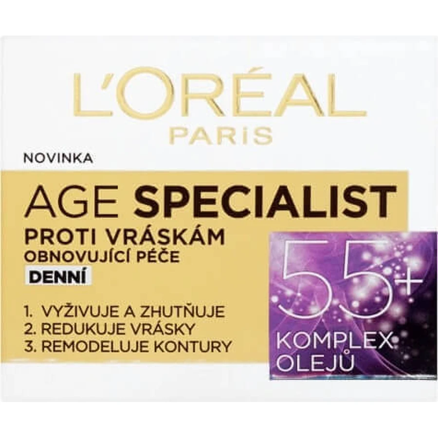 L'Oréal Paris Age Specialist 55+ 1×50 мл, денний крем: ціни та характеристики