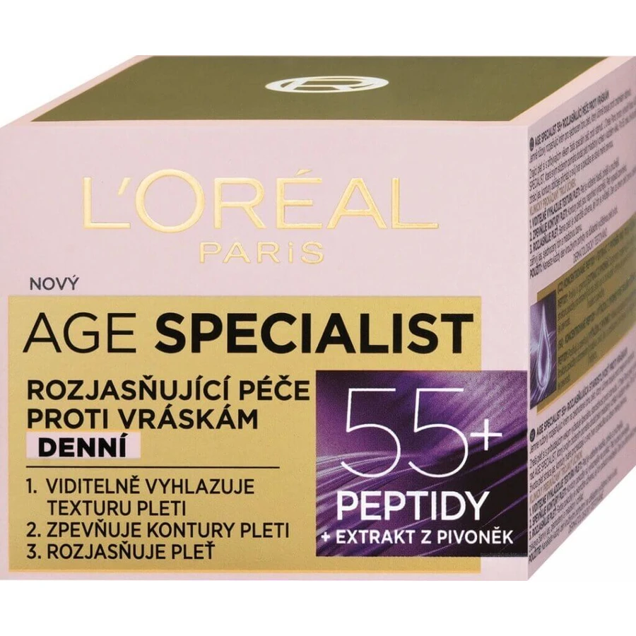 L'Oréal Paris Age Specialist 55+ 1×50 мл, денний крем: ціни та характеристики