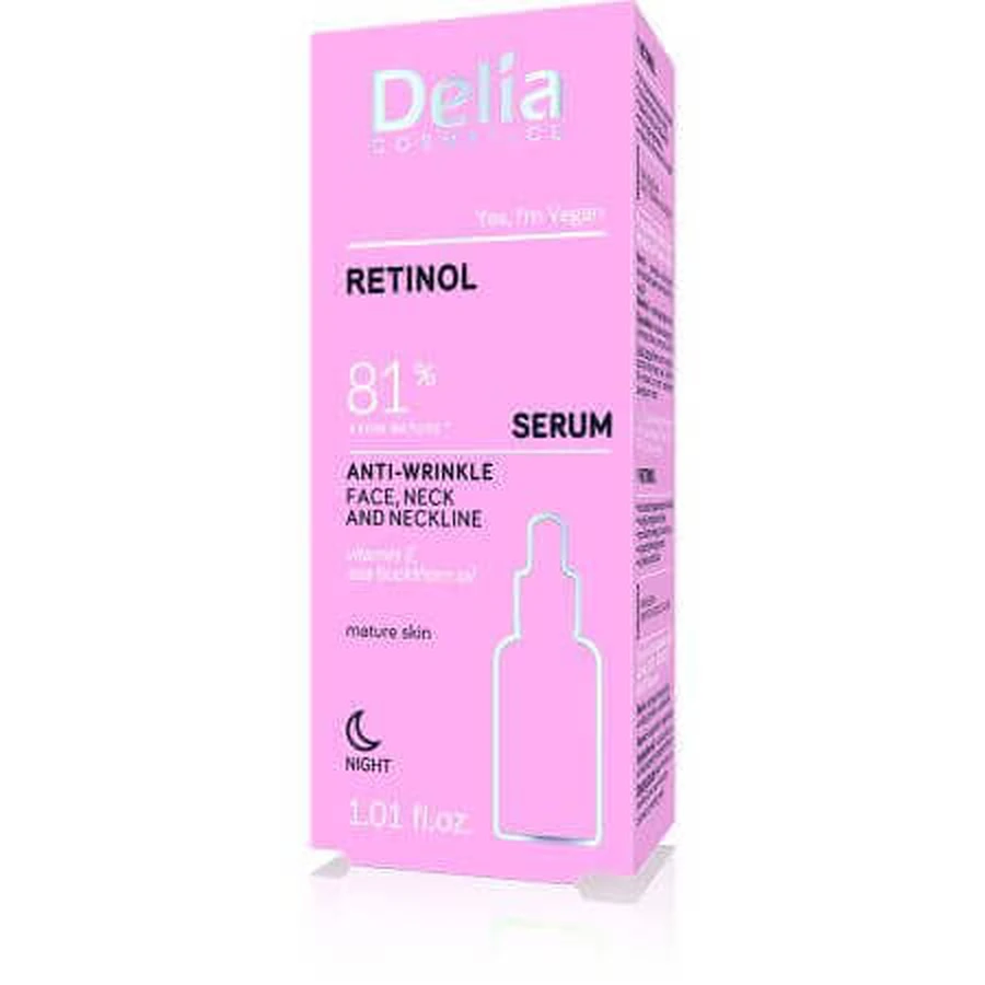 Сыворотка против морщин с ретинолом, 30 мл, Delia Cosmetics: цены и характеристики