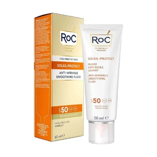 Флюїд проти зморшок з гіалуроновою кислотою SPF50 Soleil Protect, 50 мл, RoC