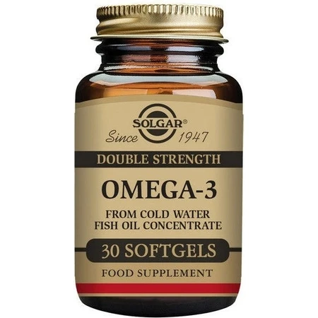 Solgar Omega-3 Double Strength Coldwater Fish Oil 30 капсул 1×30 табл.: цены и характеристики