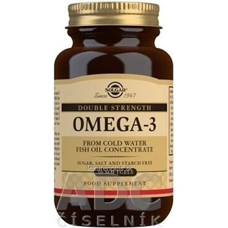 Solgar Omega-3 Double Strength Coldwater Fish Oil 30 капсул 1×30 табл.: цены и характеристики