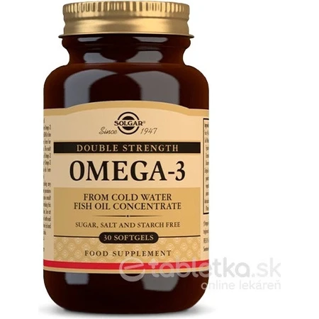 Solgar Omega-3 Double Strength Coldwater Fish Oil 30 капсул 1×30 табл.: цены и характеристики