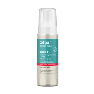 Topa dermo face sebio+, очищающая пенка для лица, 2 кислоты, 150 мл