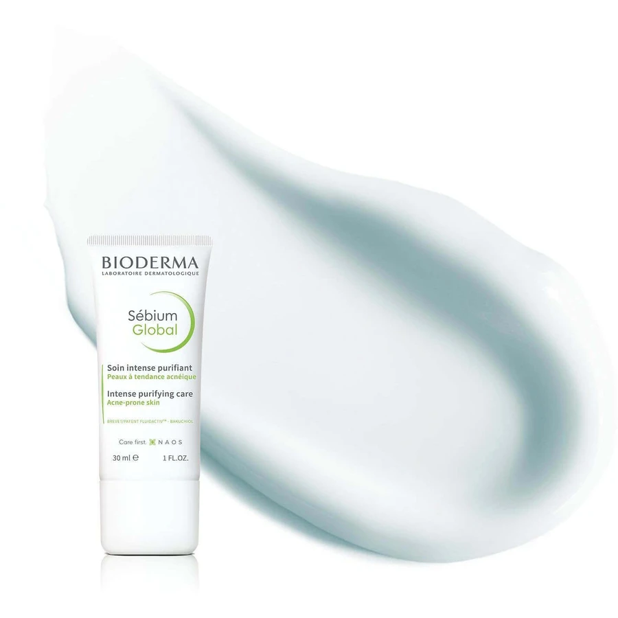 Bioderma Sébium Global ефективний крем від усіх причин акне 30 мл: ціни та характеристики