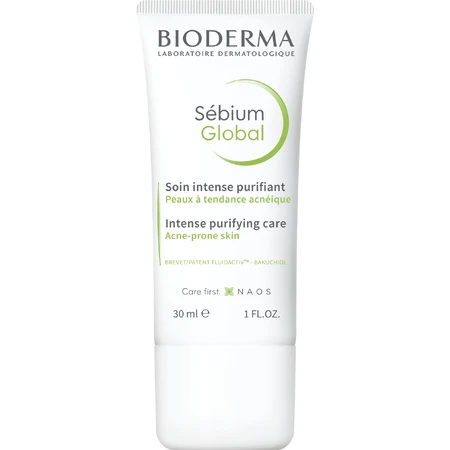 Bioderma Sébium Global ефективний крем від усіх причин акне 30 мл: ціни та характеристики
