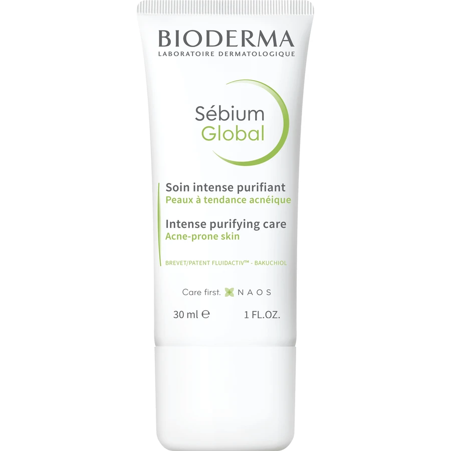Bioderma Sébium Global ефективний крем від усіх причин акне 30 мл: ціни та характеристики
