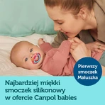 Canpol Babies, пустушка, силіконова, симетрична, Neon Love, рожева, 22/653, 6-18 місяців, 2 штуки: ціни та характеристики