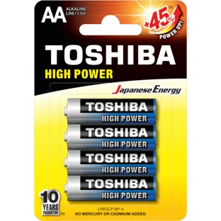Батарейки Toshiba R6-AA, 4 шт.